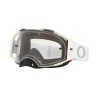 Gafas OAKLEY Airbrake MX - Tuff Blocks White / Lente Transparente - motoscamaralweb.com