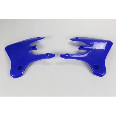 Plásticos laterales de radiador UFO Yamaha azul YA03861-089 - motoscamaralweb.com
