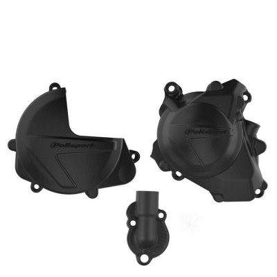 Protector tapa de embrague. encendido y bomba de agua POLISPORT - Honda CRF 450 R (17-22) - motoscamaralweb.com
