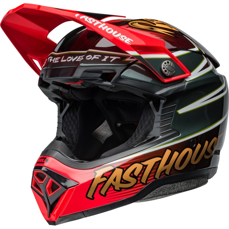 Casco BELL Moto-10 Spherical - Fasthouse DITD 24 Gloss Red/Gold- motos Casco BELL Moto-10 Spherical - Fasthouse DITD 24 Gloss Red/Gold- motos