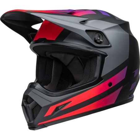 Casco BELL MX-9 Mips - Alter Ego Gloss Matte Black/Red- motoscamaralwe