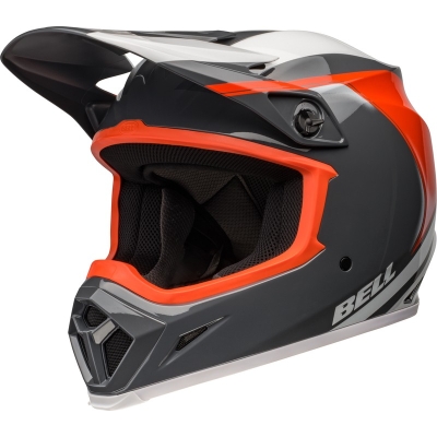 Casco BELL MX-9 Mips - Dart Gloss Charcoal/Orange- motoscamaralweb.com