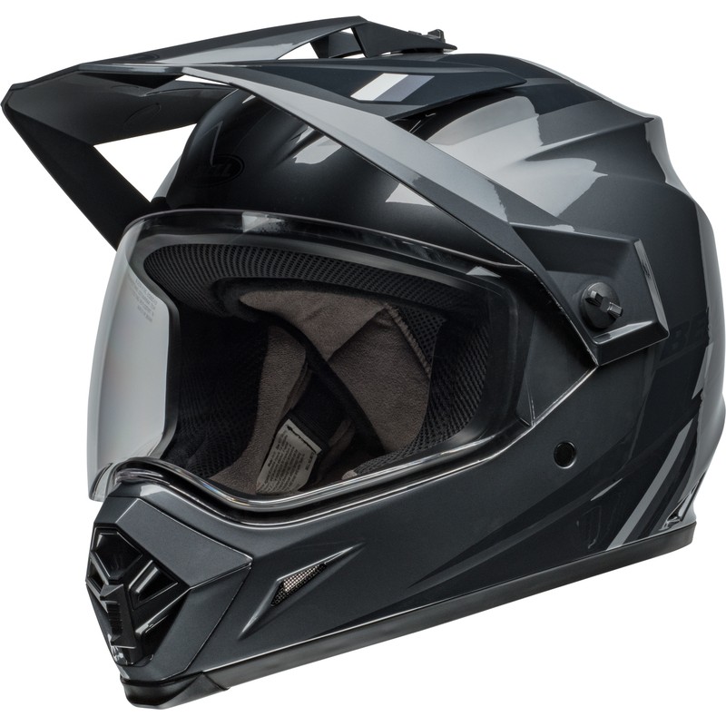 Casco BELL MX-9 Adventure MIPS - Alpine Gloss Charcoal/Silver- motosca Casco BELL MX-9 Adventure MIPS - Alpine Gloss Charcoal/Silver- motosca
