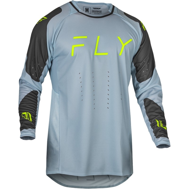 Camiseta FLY RACING Evolution DST - Ice Grey / Antracita / Verde Neón - motoscamaralweb.com Camiseta FLY RACING Evolution DST - Ice Grey / Antracita / Verde Neón - motoscamaralweb.com