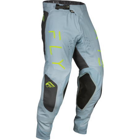 Pantalón FLY RACING Evolution DST - Ice Grey / Antracita / Verde Neón - motoscamaralweb.com