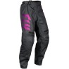 Pantalón infantil FLY RACING F-16 - Gris / Antracita / Rosa - motoscamaralweb.com