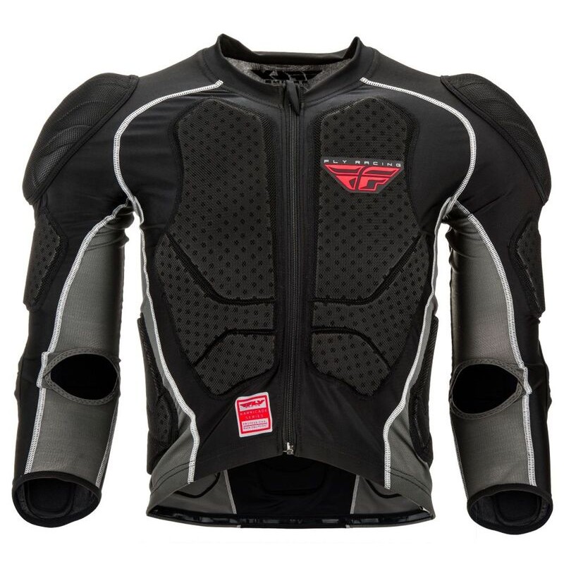Peto integral infantil FLY RACING Barricade (con cremallera) - Negro - motoscamaralweb.com Peto integral infantil FLY RACING Barricade (con cremallera) - Negro - motoscamaralweb.com