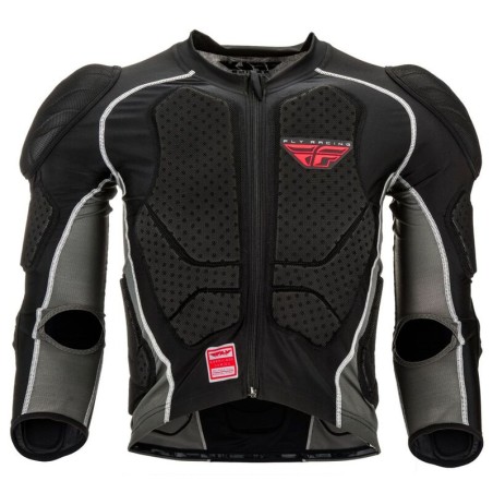 Peto integral infantil FLY RACING Barricade (con cremallera) - Negro - motoscamaralweb.com