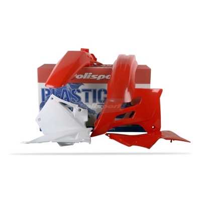 Kit plastica completo POLISPORT Gas Gas rojo/blanco - motoscamaralweb.com