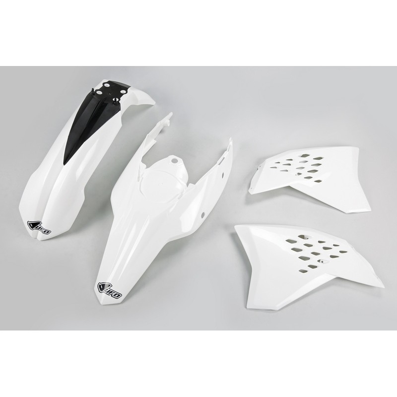 Kit de Plástica UFO Blanco KTM - motoscamaralweb.com Kit de Plástica UFO Blanco KTM - motoscamaralweb.com