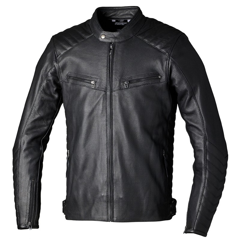 Chaqueta de cuero RST Roadster Air CE hombre - Negro - motoscamaralweb.com Chaqueta de cuero RST Roadster Air CE hombre - Negro - motoscamaralweb.com