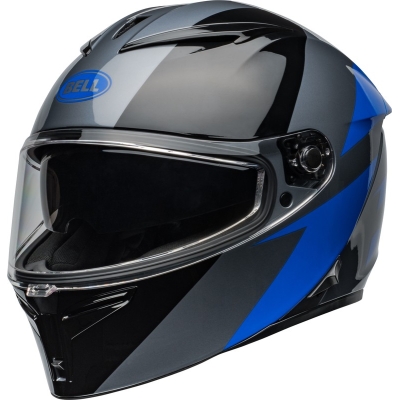 Casco BELL Lithium - Shear Gloss Gray/Blue- motoscamaralweb.com