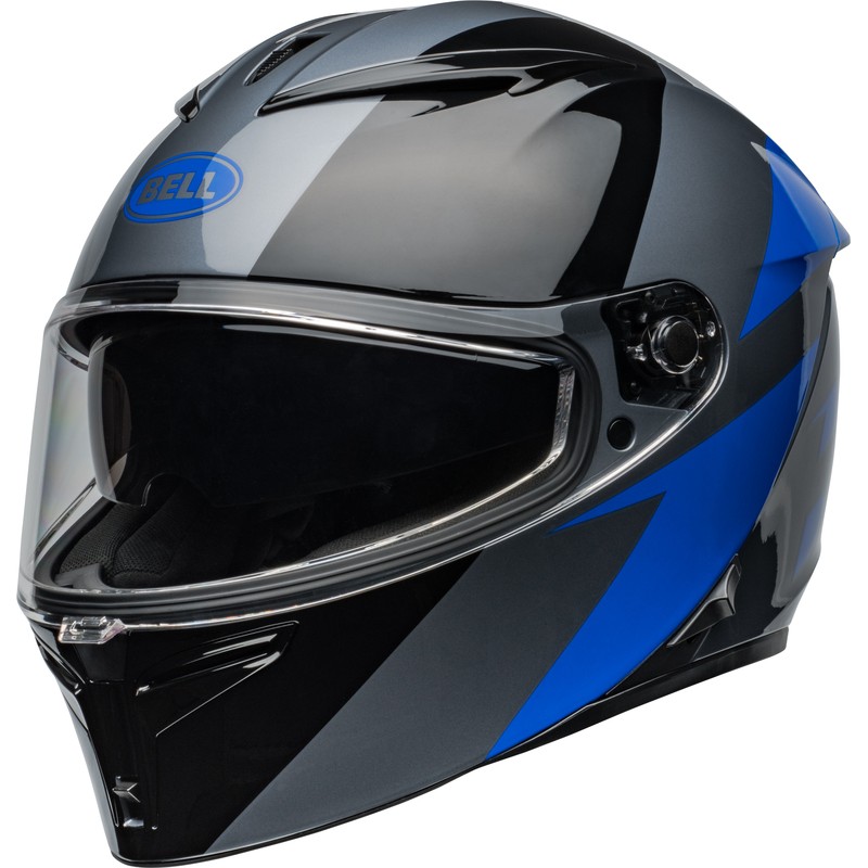 Casco BELL Lithium - Shear Gloss Gray/Blue- motoscamaralweb.com Casco BELL Lithium - Shear Gloss Gray/Blue- motoscamaralweb.com