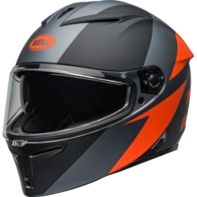 Casco BELL Lithium - Shear Matte Gray/Orange- motoscamaralweb.com