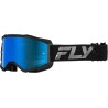 Gafas FLY RACING Zone - Negro / Negro - Lente Sky Blue / Ahumado - motoscamaralweb.com