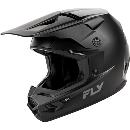 Casco infantil FLY RACING Kinetic Solid - Negro mate- motoscamaralweb.