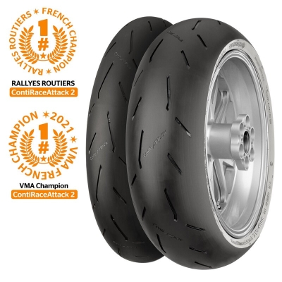 Neumático CONTINENTAL CONTIRACEATTACK 2 STREET 120/70 ZR 17 M/C (58W) TL - motoscamaralweb.com
