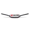 Manillar SCAR S² Low Ø22.2mm - Negro / Protector blanco - motoscamaralweb.com