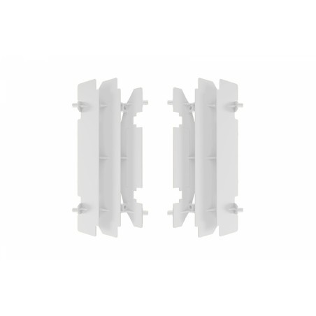 Aletines de radiador Polisport SUZUKI Blanco - motoscamaralweb.com