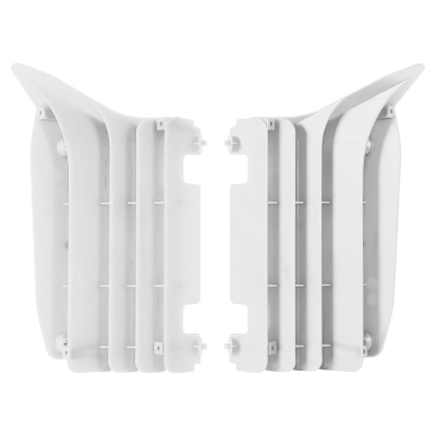 Aletines de radiador POLISPORT Yamaha blanco 8985500002 - motoscamaralweb.com