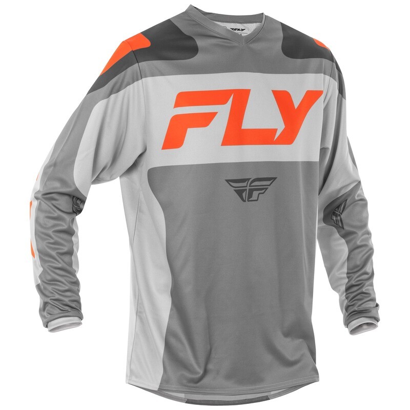 Camiseta FLY RACING F-16 - Gris / Naranja - motoscamaralweb.com Camiseta FLY RACING F-16 - Gris / Naranja - motoscamaralweb.com