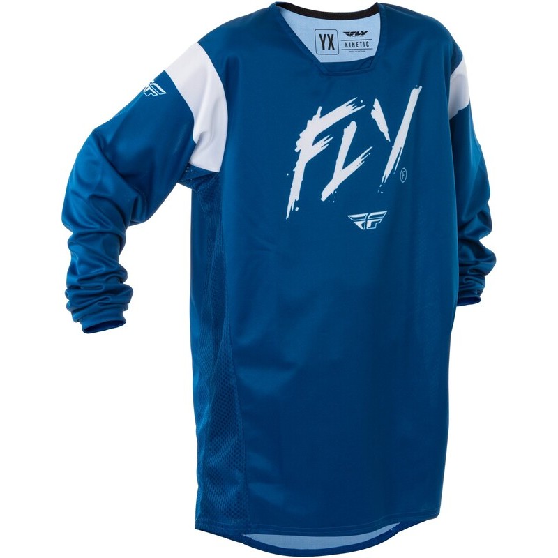 Camiseta infantil FLY RACING Kinetic Stoke - Navy / Blanco - motoscamaralweb.com Camiseta infantil FLY RACING Kinetic Stoke - Navy / Blanco - motoscamaralweb.com