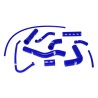 Kit manguitos SAMCO Yamaha azul YAM-17-BU - motoscamaralweb.com