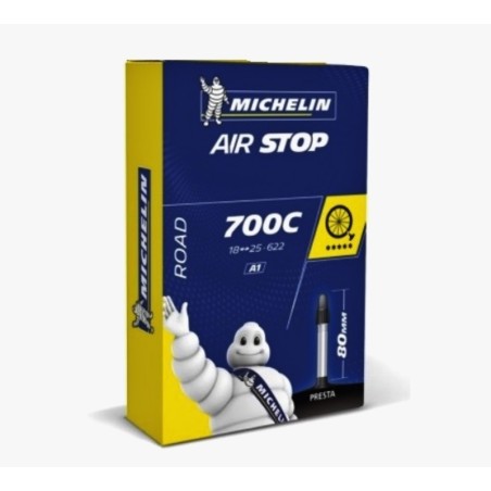 Cámara de bici MICHELIN 28-A1 Válvula fina (Presta) 80MM - motoscamaralweb.com