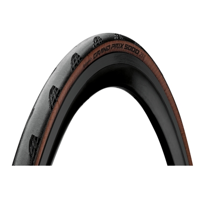 Neumático Continental Grand Prix 5000 plegable 700x25C flanco marrón - motoscamaralweb.com