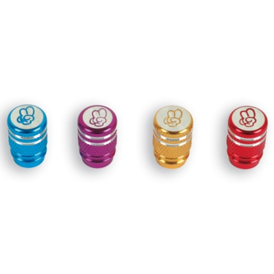 Juego tapones valvula tipo V. Oro - motoscamaralweb.com