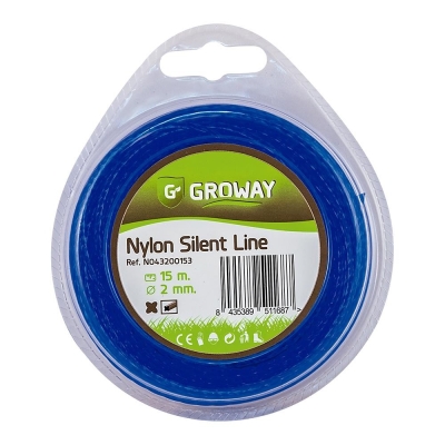 NYLON SILENT LINE LOBULADO D2.4MM L15M BLISTER- motoscamaralweb.com