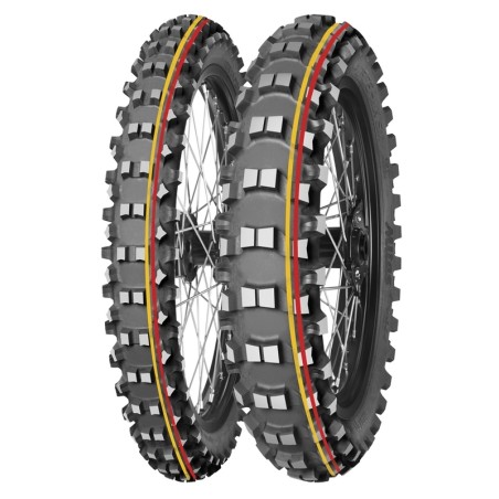 Neumático MITAS TERRA FORCE-MX SM 70/100-19 NHS 42M TT SOFT TO MEDIUM RED YELLOW - motoscamaralweb.com