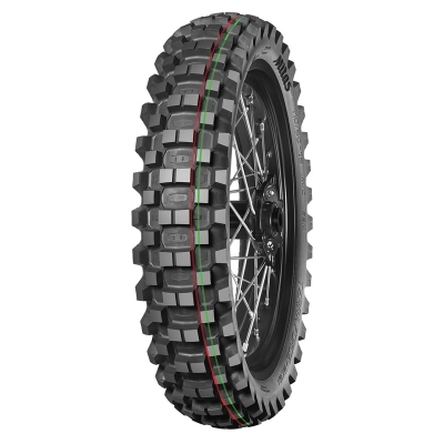 Neumático MITAS TERRA FORCE-MX MH 70/100-10 (2.50-10) 41M TT MEDIUM HARD TERRAIN RED GREEN NHS - motoscamaralweb.com