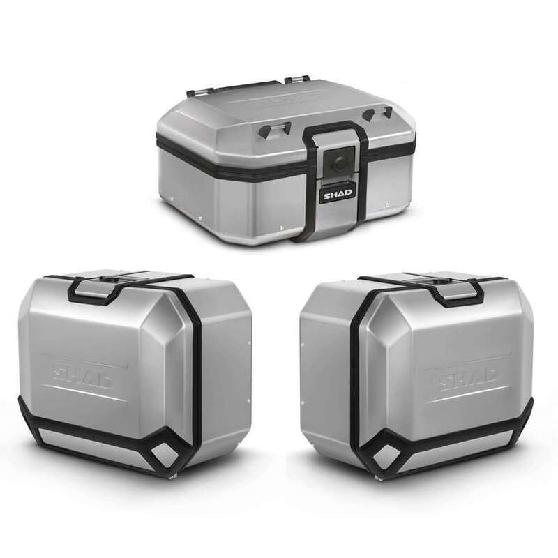Pack maletas SHAD Terra 131L - Baúl 37L + Maletas 47L - motoscamaralweb.com Pack maletas SHAD Terra 131L - Baúl 37L + Maletas 47L - motoscamaralweb.com