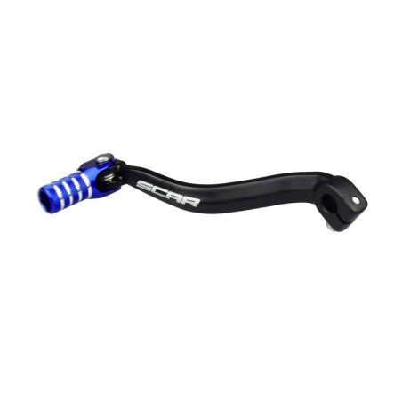 Pedal de cambio SCAR - Negro / Puntera azul - motoscamaralweb.com