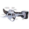 ARVIPO PS37 EVO2 TIJERAS ELÉCTRICAS COMPLETA + 3 BATERIA + Cargador