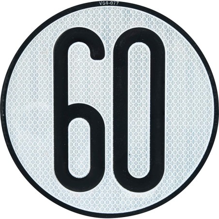 PLACA LIMITES VELOCIDAD 60 KM/H- motoscamaralweb.com