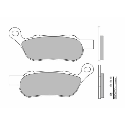 Pastillas de freno sinterizadas Brembo 07HD07SP - motoscamaralweb.com