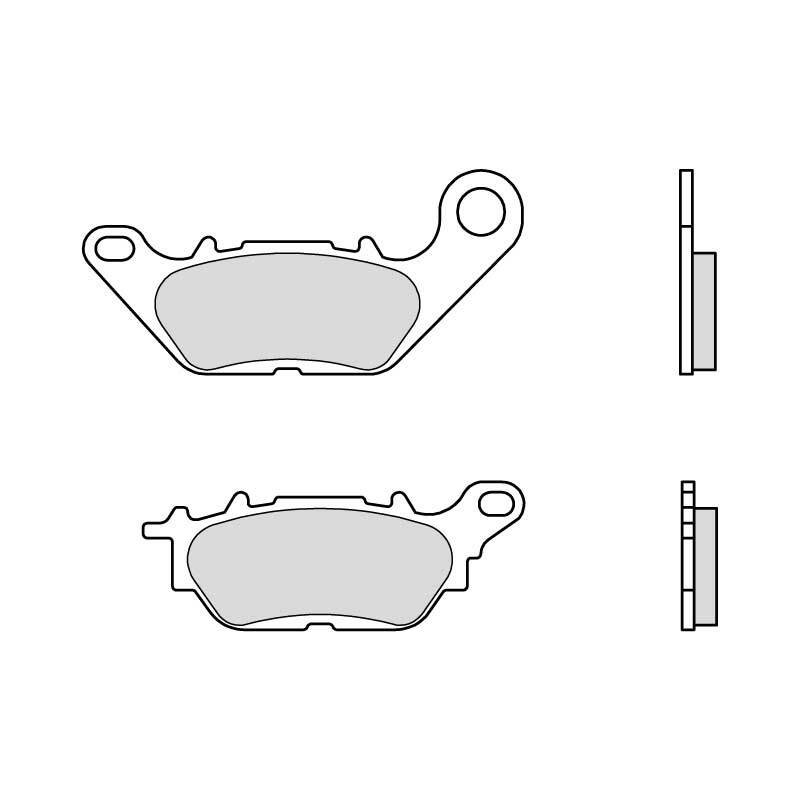 Pastillas de freno orgánicas Brembo 07114 - motoscamaralweb.com