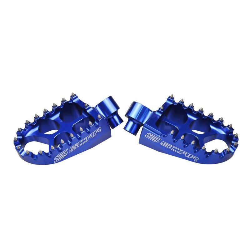 Estriberas SCAR EVO - Azul - motoscamaralweb.com Estriberas SCAR EVO - Azul - motoscamaralweb.com