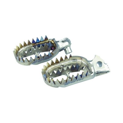 Estriberas SCAR de titanio - motoscamaralweb.com