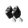Torretas de manillar RFX Race 28.6 mm (negro) - motoscamaralweb.com