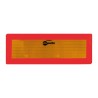 KIT 2 PLACAS IDENTIF POST REMOLQUE ( AMARILLA)- motoscamaralweb.com