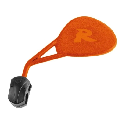 Retrovisor izquierdo universal V PARTS Enduro R (homologado) con brida naranja - motoscamaralweb.com