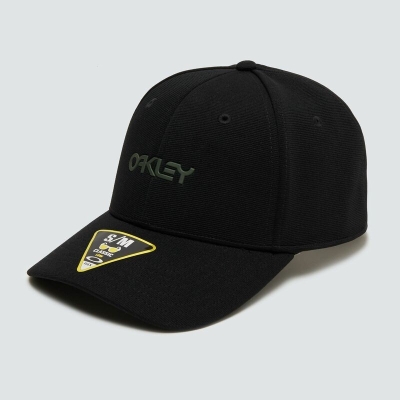 Gorra OAKLEY STRETCH METALLIC Negro. Talla S/M - motoscamaralweb.com
