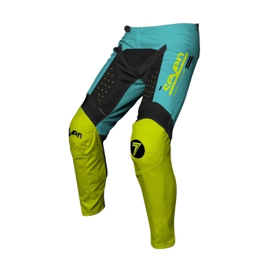 Pantalón SEVEN Vox Aperture - Amarillo Flúor / Azul - motoscamaralweb.com