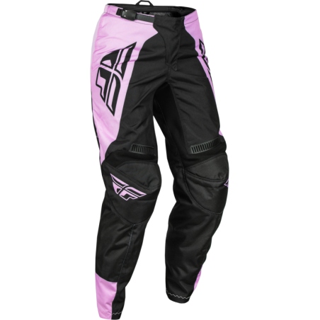 Pantalón mujer FLY RACING F-16 - Negro / Lavanda - motoscamaralweb.com