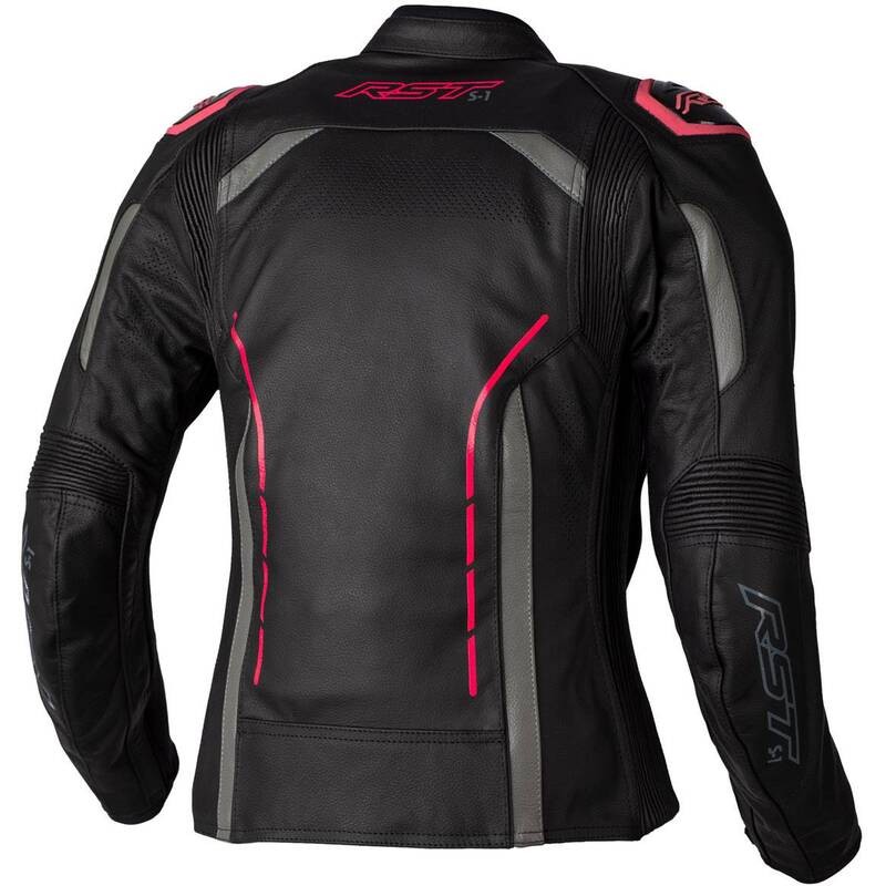 Chaqueta de Piel (Mujer) RST S-1 CE Rosa Flúor. Talla 8/XS - motoscamaralweb.com Chaqueta de Piel (Mujer) RST S-1 CE Rosa Flúor. Talla 8/XS - motoscamaralweb.com