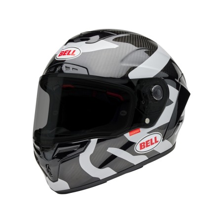Casco BELL Race Star DLX - Hello Cousteau Equidae Matte Gloss Black/Gray - motoscamaralweb.com