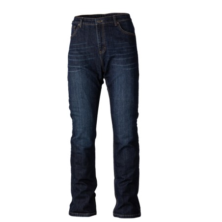 Pantalón textil reforzado con aramida RST Straight Leg 2 CE mujer - Azul oscuro - motoscamaralweb.com